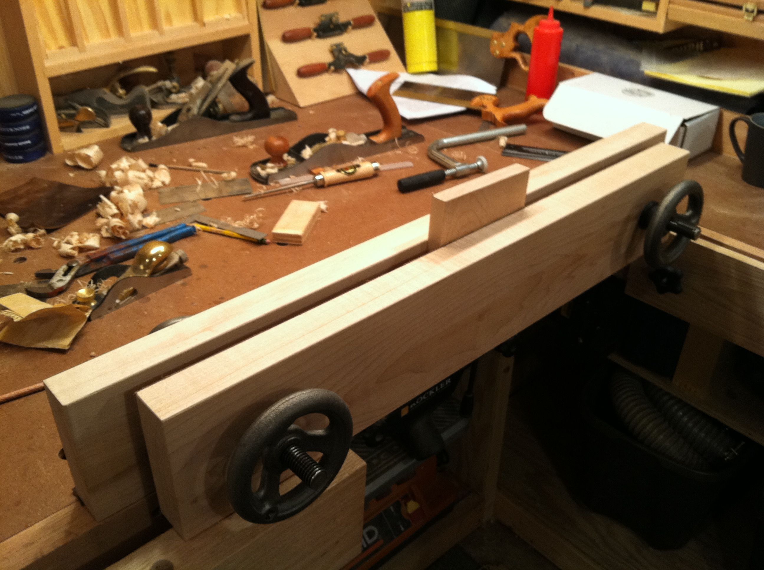 Woodwork Woodworking Bench Vise Kit PDF Plans